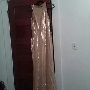 Floor-length Sequin Gown